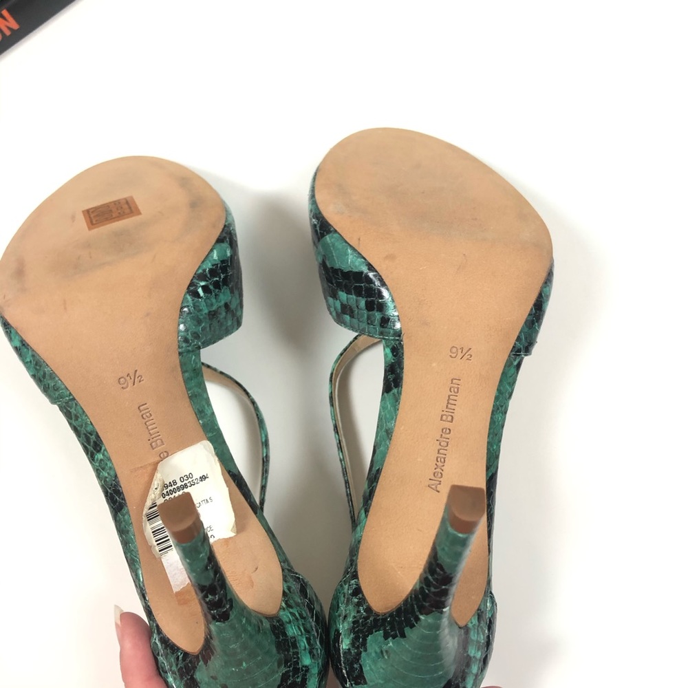 Alexandre Birman Heels Snakeskin Bucatta 9.5 - Picture 9 of 9